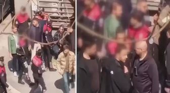 İsrail Konsolosluğu önündeki çatışmada şüphelilerden birinin yakalandığı anlar kamerada