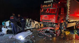 Isparta-Antalya karayolunda feci kaza: 1 ölü, 5 yaralı
