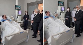 İbrahim Tatlıses ziyaretine gelen heyeti türküyle karşıladı