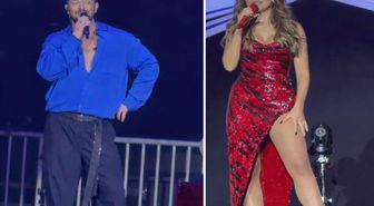 Murat Boz'dan sahnede Hadise'ye olay sözler: Böyle kıyafetler giyme benim karşımda