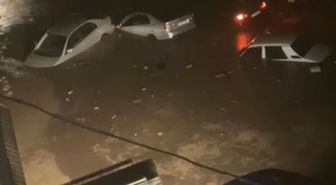 Osmaniye'de 2 kişinin öldüğü selin ilk anları cep telefonu kamerasında