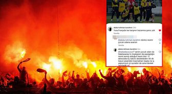 Süper Lig'de oynayan futbolcu taraftarlar birbirine girdi: Çocuk odana asarsın