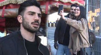Kestaneci Alper’in ünü dünyaya yayıldı! Turistler fotoğraf çektirmek için sıraya giriyor