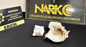 Şırnak'ta çocuk bezine gizlenmiş eroin ele geçirildi: 1 gözaltı