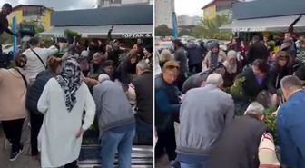 Fiyatı 1 TL'ye düşürüldü, markette büyük izdiham yaşandı