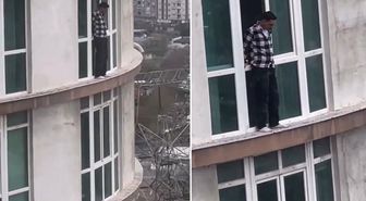 Önce prova yaptı, saatler sonra kendini boşluğa bıraktı