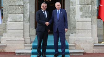 Cumhurbaşkanı Erdoğan, KKTC Cumhurbaşkanı Erhürman ile görüştü