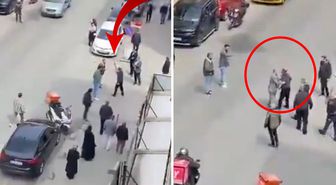 Öfkeli baba, palayla iş yerini bastı