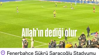 Fenerbahçeli taraftarların arasındaydı! Bu paylaşımı bakın kim yapmış