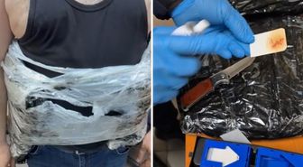 Türk yolcunun belinden 5 kilo 510 gram uyuşturucu çıktı