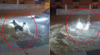 Mardin'de kuvvetli sağanak sonucu cadde ve sokaklar sular altında kaldı