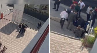 Motokurye tartıştığı kişiyi vurduktan sonra olay yerinden uzaklaştı