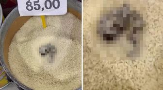Açıkta satılan pirinçte kedi dışkısı görüldü, markete 52 bin TL ceza kesildi