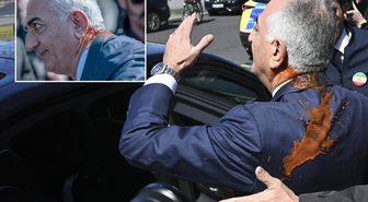 Rıza Pehlevi'ye saldırı! Koşarak kaçtı