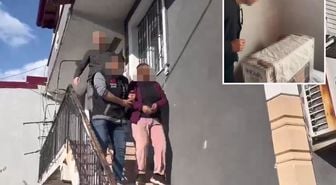 26 yıl hapis cezasıyla aranan firari hükümlü, şifonyerin ardındaki gizli bölmede yakalandı