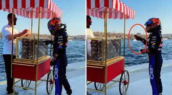 Formula 1 pilotu Tsunoda İstanbul turuna simit yemek için ara verdi