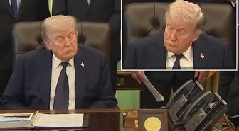 Trump toplantıda uyuyakaldı, alay konusu oldu
