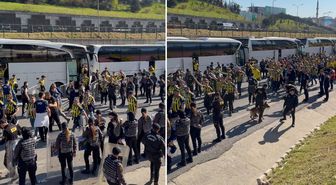 Fenerbahçe taraftarı RAMS Park'a ulaştı