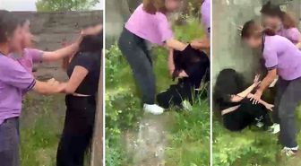 Akran zorbalığı cinsiyet dinlemiyor! Metruk binada dehşete düşüren görüntü