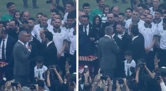 Hacıosmanoğlu'na büyük şok! Şampiyonluk kutlamasında konuşma yaparken kabusu yaşadı