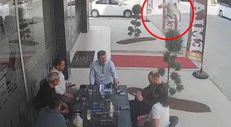 Sohbet masasına düşen davetsiz misafir kısa süreli paniğe neden oldu