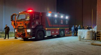 Eskişehir'de atık su arıtma tesisinde çıkan yangın söndürüldü