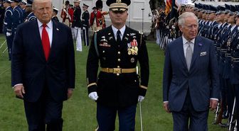 ABD Başkanı Trump, Beyaz Saray'da İngiltere Kralı 3. Charles'ı resmi törenle karşıladı