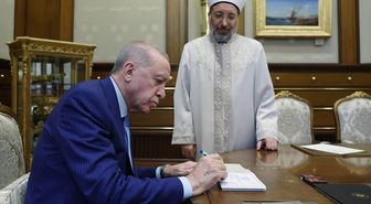 Cumhurbaşkanı Erdoğan, Türkiye Diyanet Vakfına kurban bağışında bulundu