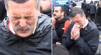 Mecidiyeköy'de büyük arbede! Erkan Baş da biber gazına maruz kaldı