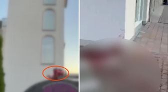 Almanya'da camiye çirkin saldırı: Hilale domuz başı yerleştirildi