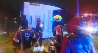 Balıkesir'de yolcu otobüsü devrildi! 3 kişi öldü, 31 kişi yaralandı