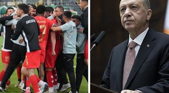 Cumhurbaşkanı Erdoğan'dan Amedspor'a tebrik mesajı