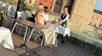 Mbappe ve Ester Exposito, İtalya'da tatile çıktı