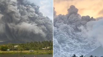 Filipinler'deki Mayon Yanardağı'nda patlama! Binlerce kişi tahliye edildi