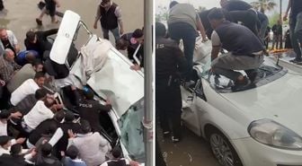 Gaziantep ile Şanlıurfa'yı sağanak ve şiddetli fırtına vurdu