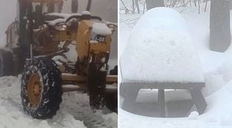 Kartepe, mayıs ayında beyaza büründü