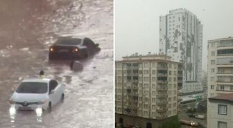 Gaziantep ve Kahramanmaraş'ta sağanak ve fırtına: Çatılar uçtu, yollar göle döndü