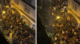 Galatasaray ve Amedspor taraftarı burun buruna! Polis zor ayırdı, küfürler havada uçuştu
