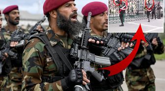 Pakistan ordusundan Hindistan sınırında askeri geçit töreni