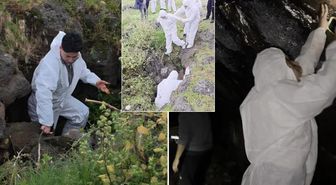 Özel kıyafet giyip güçlükle girdiler, gördükleri manzara karşısında mest oldular