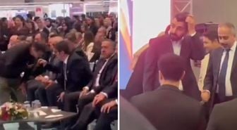 AK Parti İl Başkanı sahneye çağrılırken anons krizi! Bakan Yardımcısı, anında müdahale etti