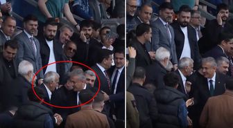 Ahmet Türk, yerine kayyum olarak atanan valiyle yan yana maç izledi