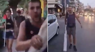 Yunan halkı tatile gelen İsrail askerlerini böyle kovdu: Defol git siyonist