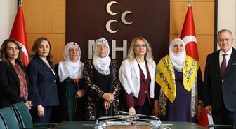 Barış Anneleri'nin ilk durağı MHP oldu! Görüşmede dikkat çeken anlar