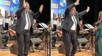 Duyan Barış Manço sandı! Okul müdüründen dört dörtlük performans