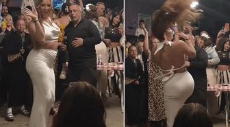 Genç kadının dansı, İzmir'deki Hıdırellez kutlamalarına damga vurdu