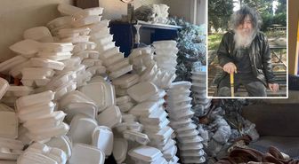 Çöp evde bitkin halde bulunan adamın yeni hali şaşırttı