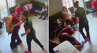 Beylikdüzü'ndeki huzurevinde vicdanları yaralayan görüntü: Bir yaşlıyı darbetti, diğerinin yüzüne tükürdü