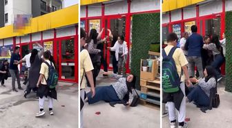 Zincir market çalışanı ile müşteri arasında kavga