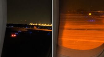 Yolcu uçağı, kalkış sırasında piste çıkan kişiye çarptı